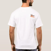 家を弾きます…私が電話を弾く Tシャツ (裏面)