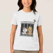 家を待つ トライブレンドTシャツ (正面)