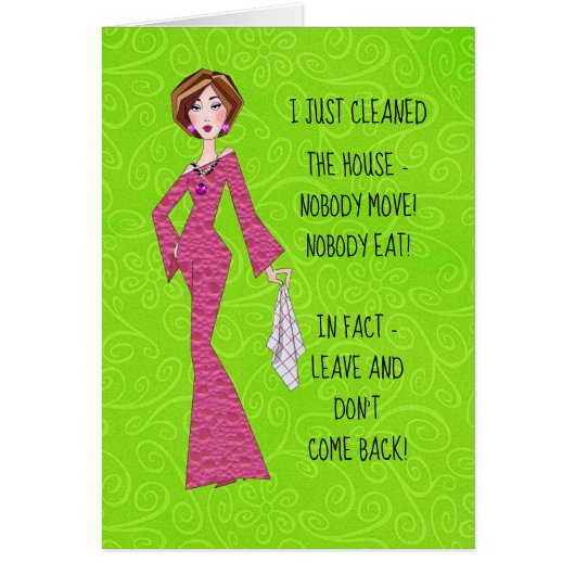 「家を掃除しただけだ、誰も動かないぞ!誰食べも!....」 (正面)