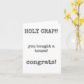 家を買ったお祝い, 新築祝い, 新居 カード (黄色い花)