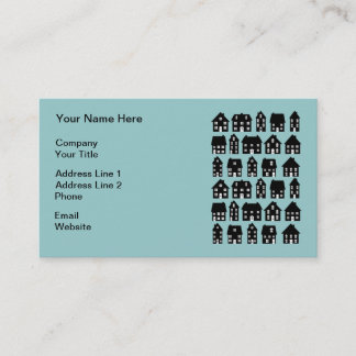 家アイコン不動産業者の名刺 名刺