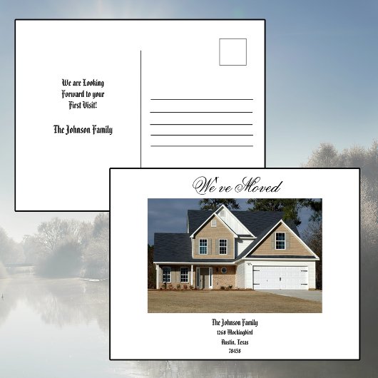 家エレガントの写真お知らせ ポストカード