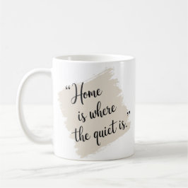 家エレガントは静かな所 コーヒーマグカップ
