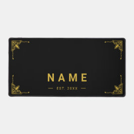 家エレガント内またはオフィス用名前をカスタムするデスクマット デスクマット