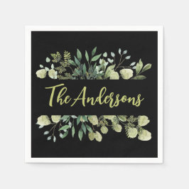 家エレガント名ボタニ離れックバンチ スタンダードカクテルナプキン