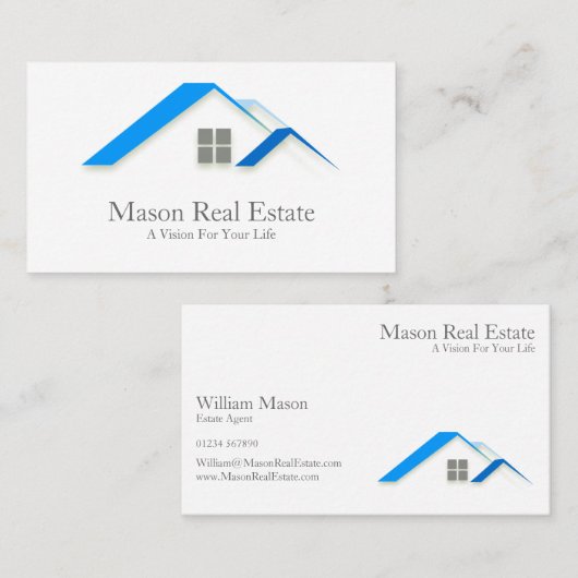 家エレガント屋実在団地 – 名刺 (正面/裏面)