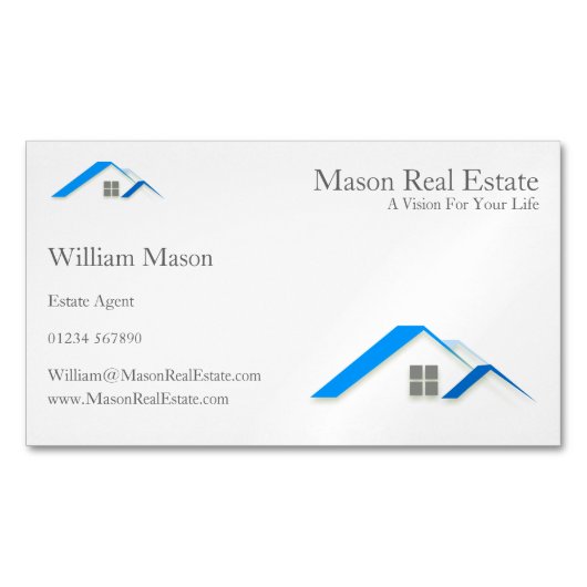 家エレガント屋実在団地 – 名刺 マグネット名刺 (正面)