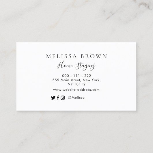 家エレガント屋証 名刺 (裏面)