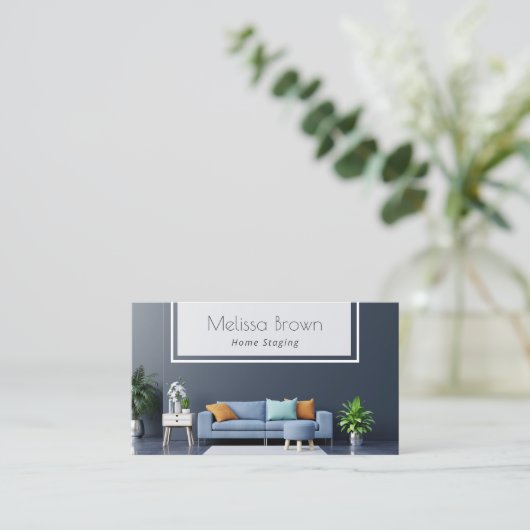 家エレガント屋証 名刺 (スタンド正面)