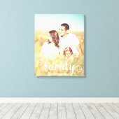 家カスタムの写真と書道 キャンバスプリント (インサイチュ (ウッドフロア))