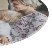 家カスタム名と定年写真 カッティングボード (角)