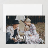 家カスタム名と定年写真 シーズンカード (正面/裏面)