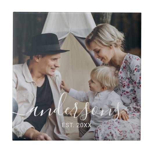 家カスタム名と定年写真 タイル (正面)