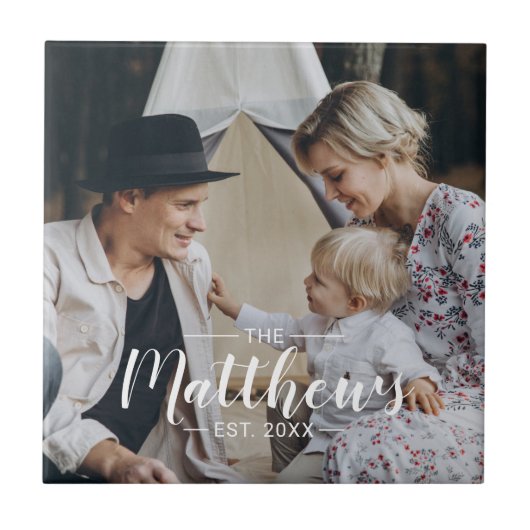 家カスタム名と定年写真 タイル (正面)