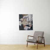 家カスタム名と定年写真 タペストリー (インサイチュ)