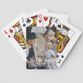 家カスタム名と定年写真 トランプ (裏面)