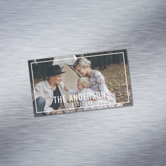 家カスタム名と定年写真 マグネット名刺 (インサイチュ)