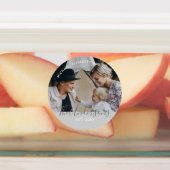 家カスタム名と定年写真 ラベル (貼付)