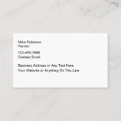 家カラフルの絵画名刺 名刺 (裏面)