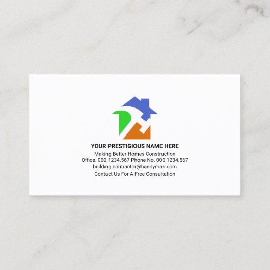 家カラフル内修理用便利具 名刺 (裏面)