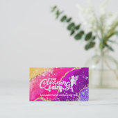 家カラフル清掃用名刺 名刺 (スタンド正面)