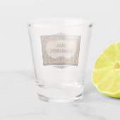 家スペインのの看板（カスタマイズ可能） ショットグラス (裏面)