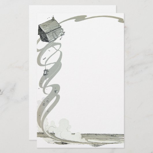 家ドロシーサイクロン 便箋 (正面/裏面)