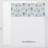 家パターン（の模様が）ある (正面/裏面)