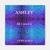 家パーソナライズされた内又はオフィス用体操マグネット マグネット (正面)