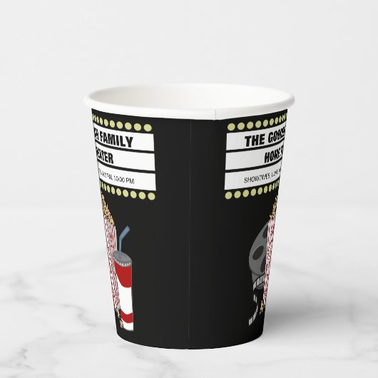 家パーソナライズされた内映画館カスタマイズ 紙コップ (右)