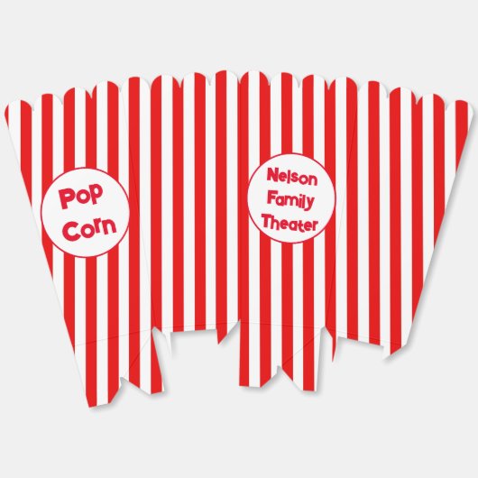 家パーソナライズされた庭ポップコーン フェイバーボックス (見開き)