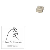 家パーソナライズされた族産卵の卵スタンプ ラバースタンプ (押印)