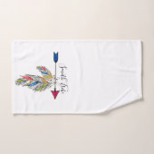 家パーソナライズされた族 バスタオルセット (ハンドタオル)