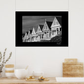 家ビクトリアン々はスティーナー通りアラモ広場、 ポスター (キッチン)