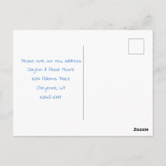 家ビクトリアン猫の水の色を動かす告知 ポストカード (裏面)