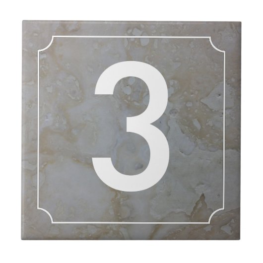 家フランスの番号 タイル (正面)