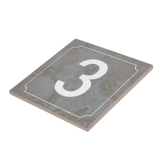 家フランスの番号 タイル (側面)