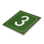 家フランスの番号 タイル (側面)