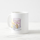 家マウスのDesigns®のマグ コーヒーマグカップ (正面左)