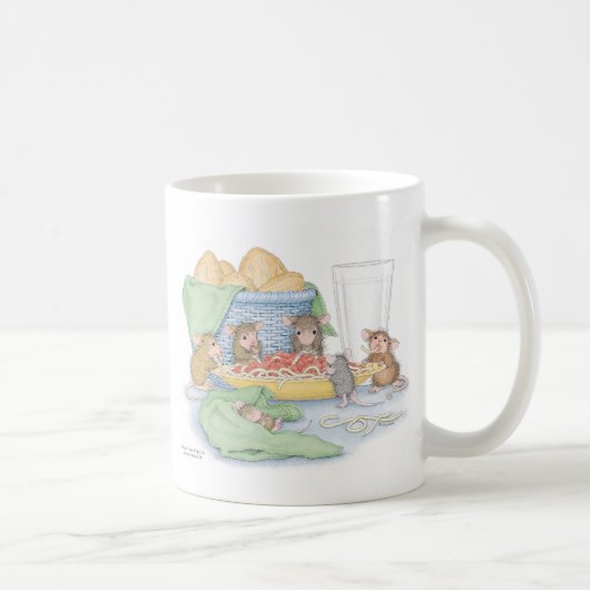 家マウスのDesigns®のマグ コーヒーマグカップ (右)