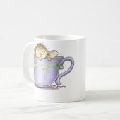 家マウスのDesigns®のマグ コーヒーマグカップ (正面左)