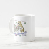 家マウスのDesigns®のマグ コーヒーマグカップ (正面左)