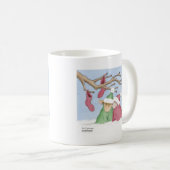 家マウスのDesigns®のマグ コーヒーマグカップ (正面右)