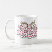 家マウスのDesigns®のマグ コーヒーマグカップ (左)