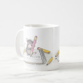 家マウスのDesigns®のマグ コーヒーマグカップ (正面左)