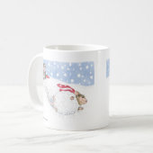 家マウスのDesigns®のマグ コーヒーマグカップ (正面左)