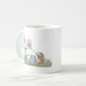 家マウスのDesigns®のマグ コーヒーマグカップ (正面左)