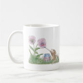 家マウスのDesigns®のマグ コーヒーマグカップ (左)