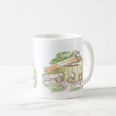 家マウスのDesigns®のマグ コーヒーマグカップ (正面右)