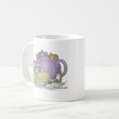 家マウスのDesigns®のマグ コーヒーマグカップ (正面左)